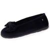 Zapatillas de casa bailarinas Mujer Lunares bordados Marino noir Isotoner