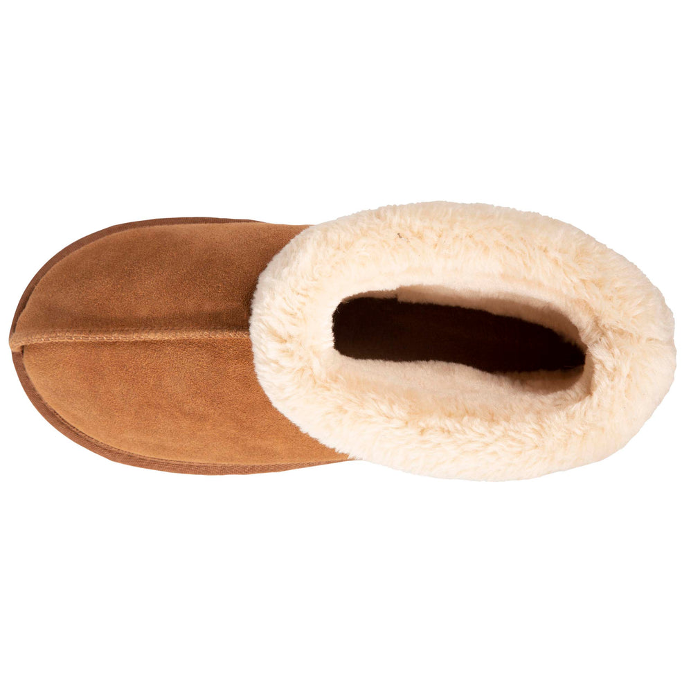Zapatillas de casa botines acolchados Mujer Camel - Isotoner