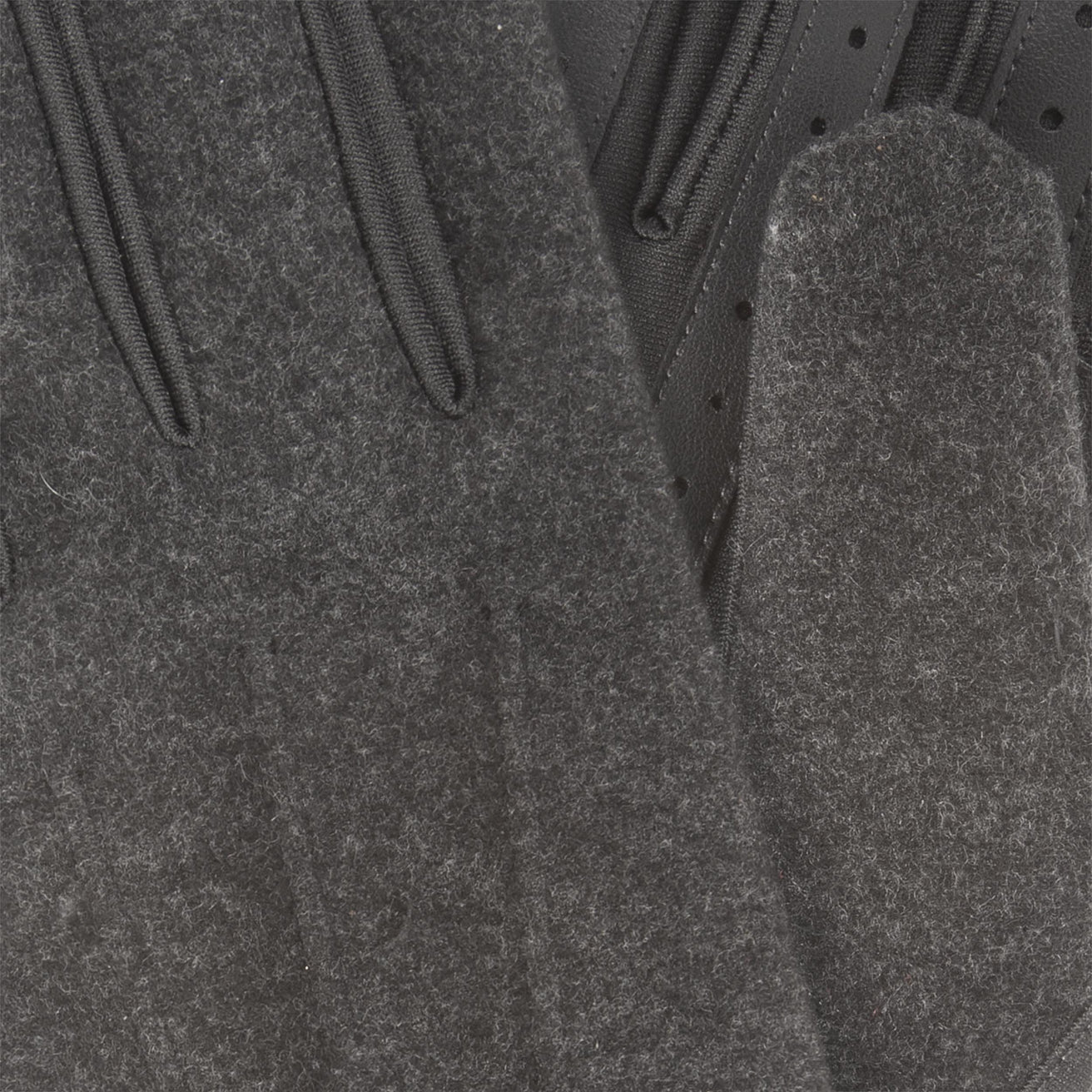 Guantes Mujer táctiles Bordes piel Gris
