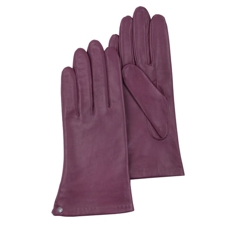 Guantes Mujer cuero Burdeos - Isotoner