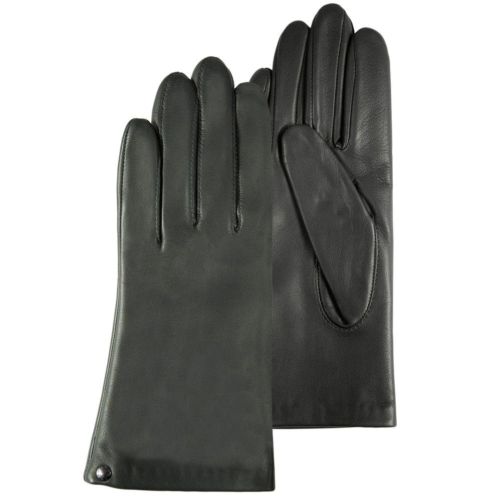 Guantes Mujer cuero forrados seda Abeto - Isotoner
