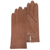 Guantes Mujer Cuero de cordero Mandarina cognac Isotoner