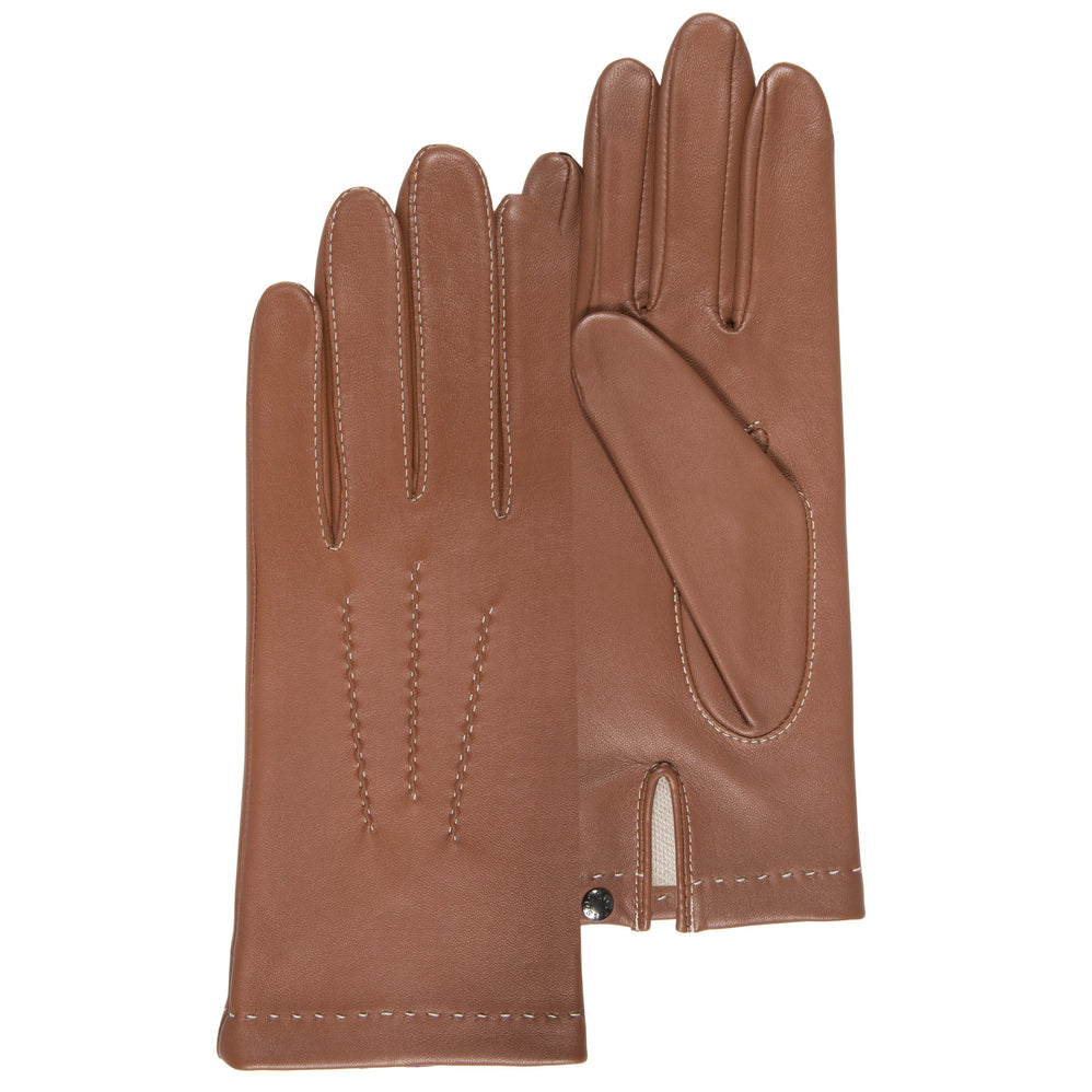 Guantes Mujer 3 costuras cuero Coñac - Isotoner