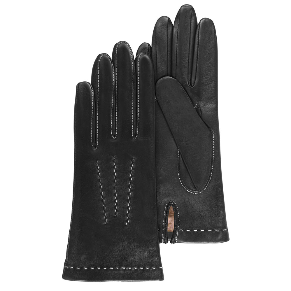 Guantes Mujer cuero de codero Negro - Isotoner