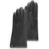 Guantes Mujer cuero caliente Coñac noir - Isotoner