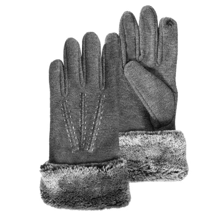 Guantes Niños 10/12 años Tacto piel Gris