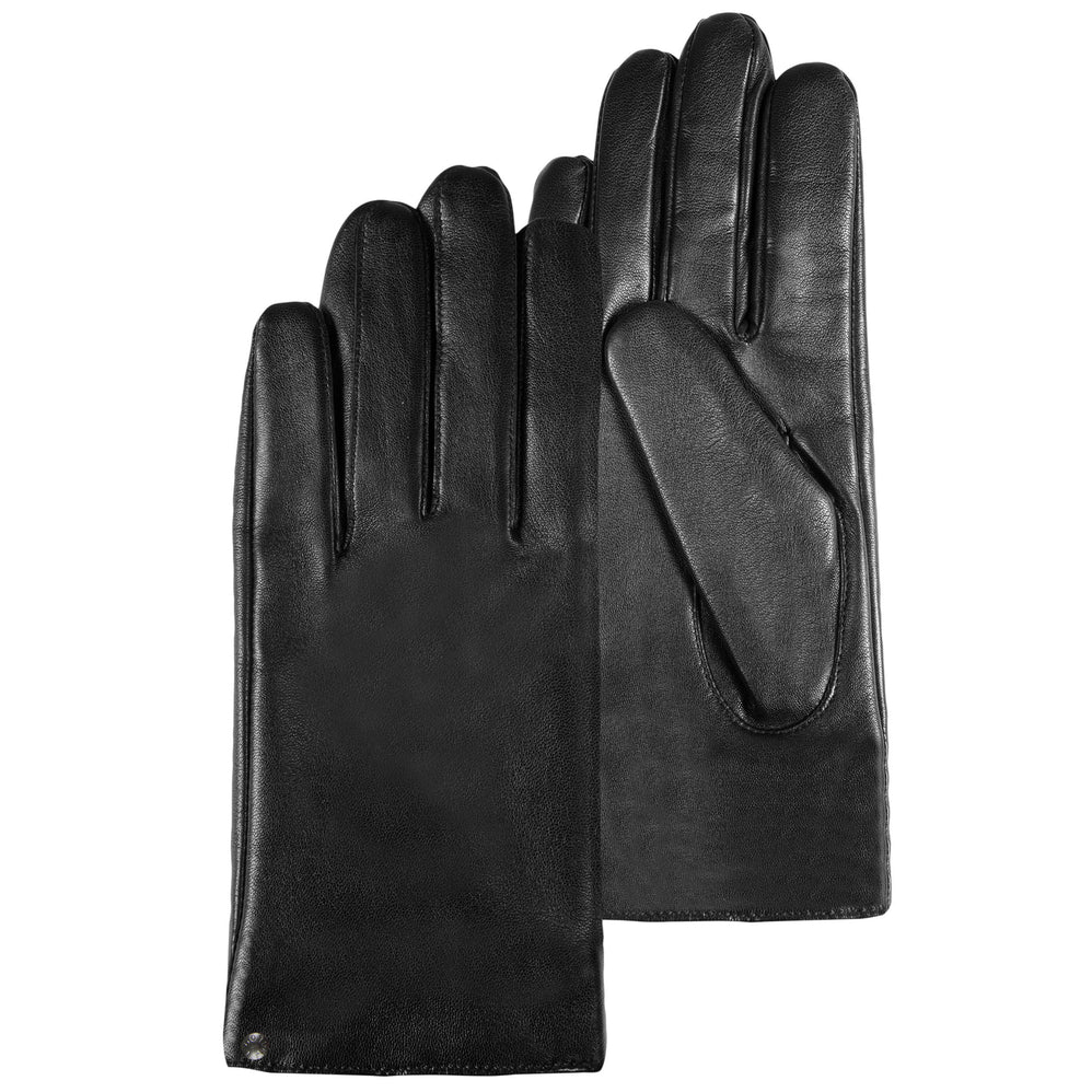 Guantes Mujer táctiles Cuero Caliente negro - Isotoner