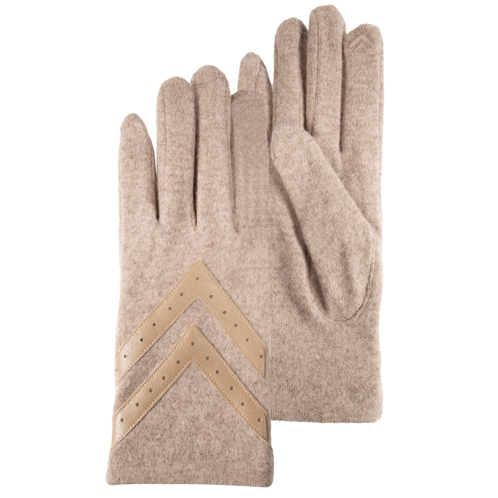 Guantes Mujer táctiles lana Beige - Isotoner