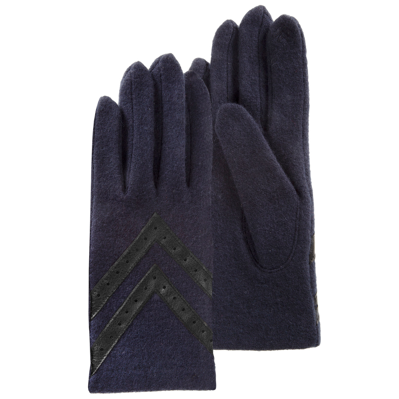 Guantes Mujer táctiles lana Marino