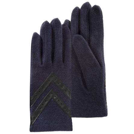 Guantes Mujer táctiles lana Marino - Isotoner