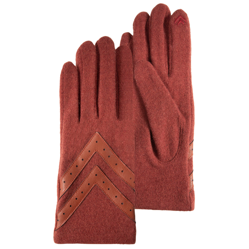 Guantes Mujer táctiles lana Mandarina - Isotoner