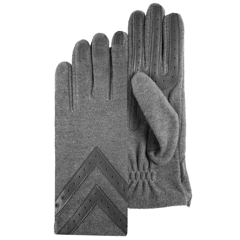 Guantes Mujer táctiles Polar Recilados Gris - Isotoner