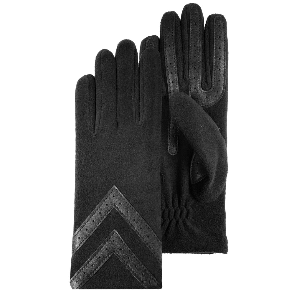 Guantes Mujer táctiles Polar Reciclado Negro - Isotoner