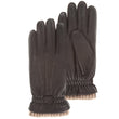 Guantes Hombre cuero de ciervo Marrón