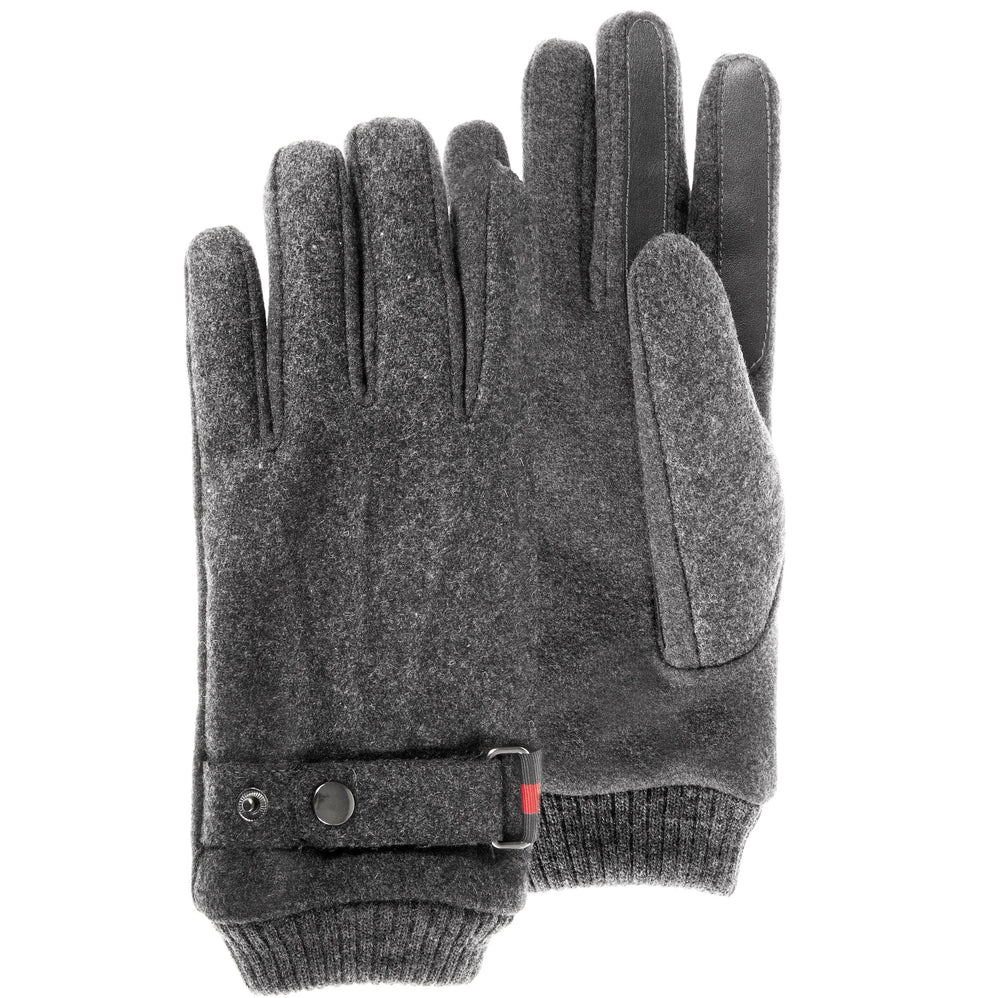 Guantes Hombre tejido lana Gris jaspeado - Isotoner