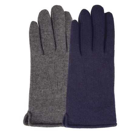 Guantes Hombre táctiles lana Marino - Isotoner