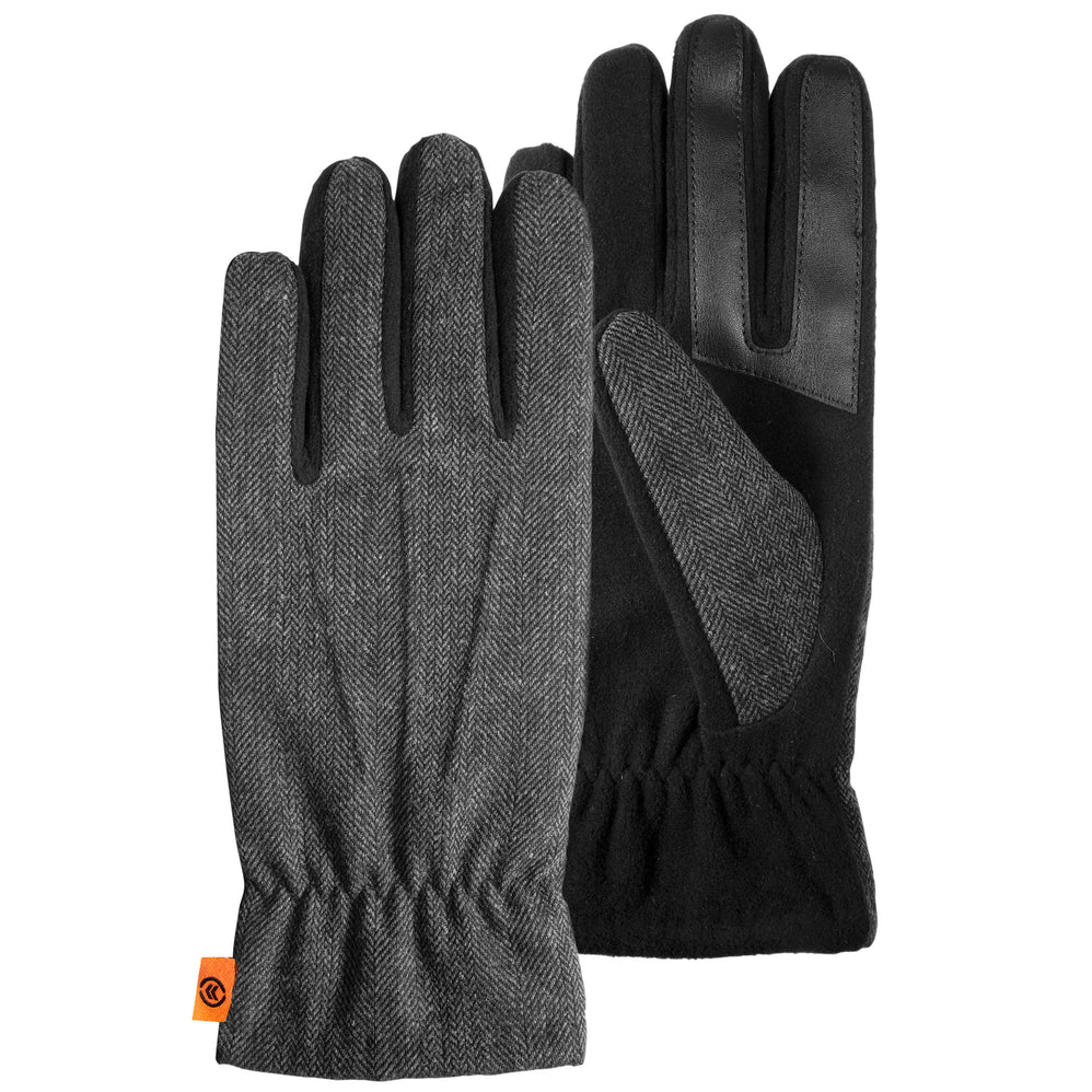 Guantes Hombre táctiles bimateriales e imitación piel - Isotoner