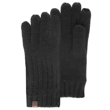 Guantes Hombre Malla Acanalado Negro - Isotoner