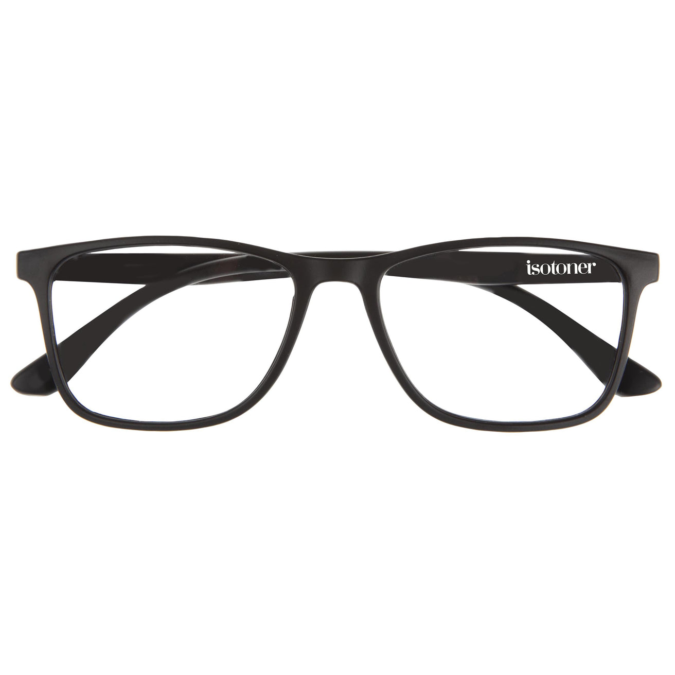 Gafas de lectura rectangulares unisex Negro