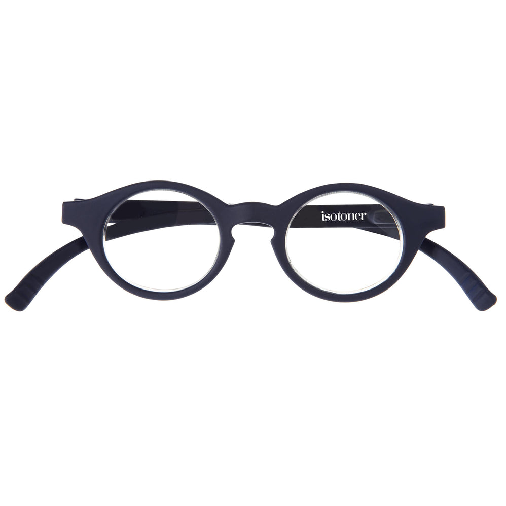 Gafas de lectura unisex redondas Azul noche - Isotoner