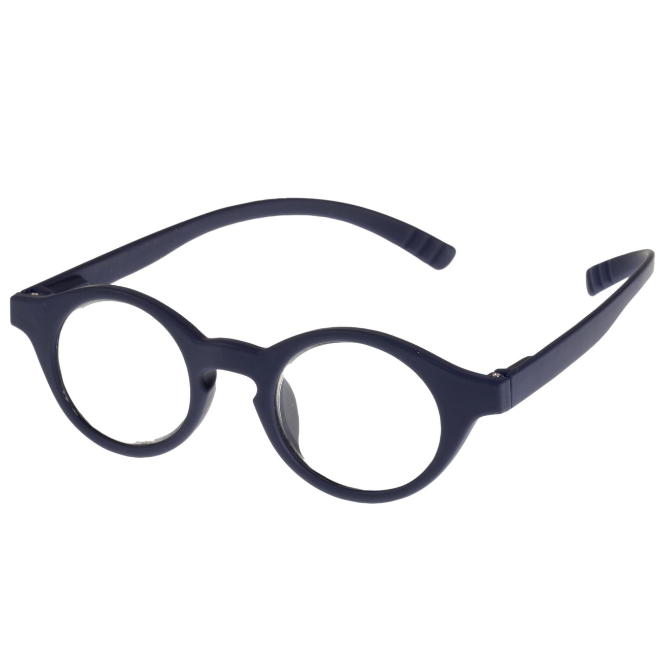 Gafas de lectura unisex redondas Azul noche
