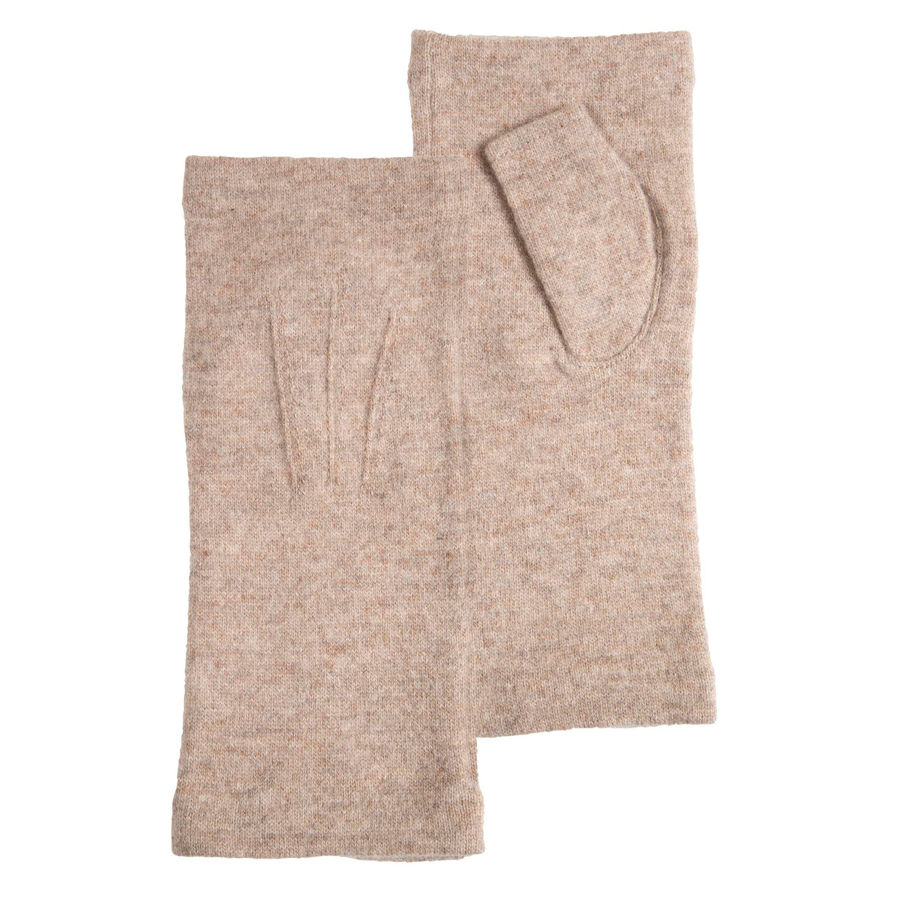 Mitones Mujer en Lana Beige