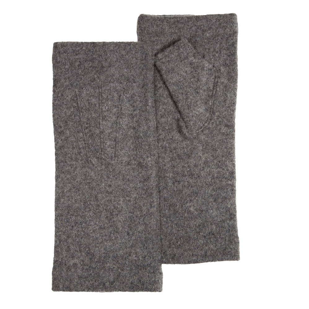 Mitones Mujer en Lana Gris Jaspeado - Isotoner
