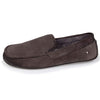 Zapatillas de casa mocasines Hombre Marino chevrón gris Isotoner