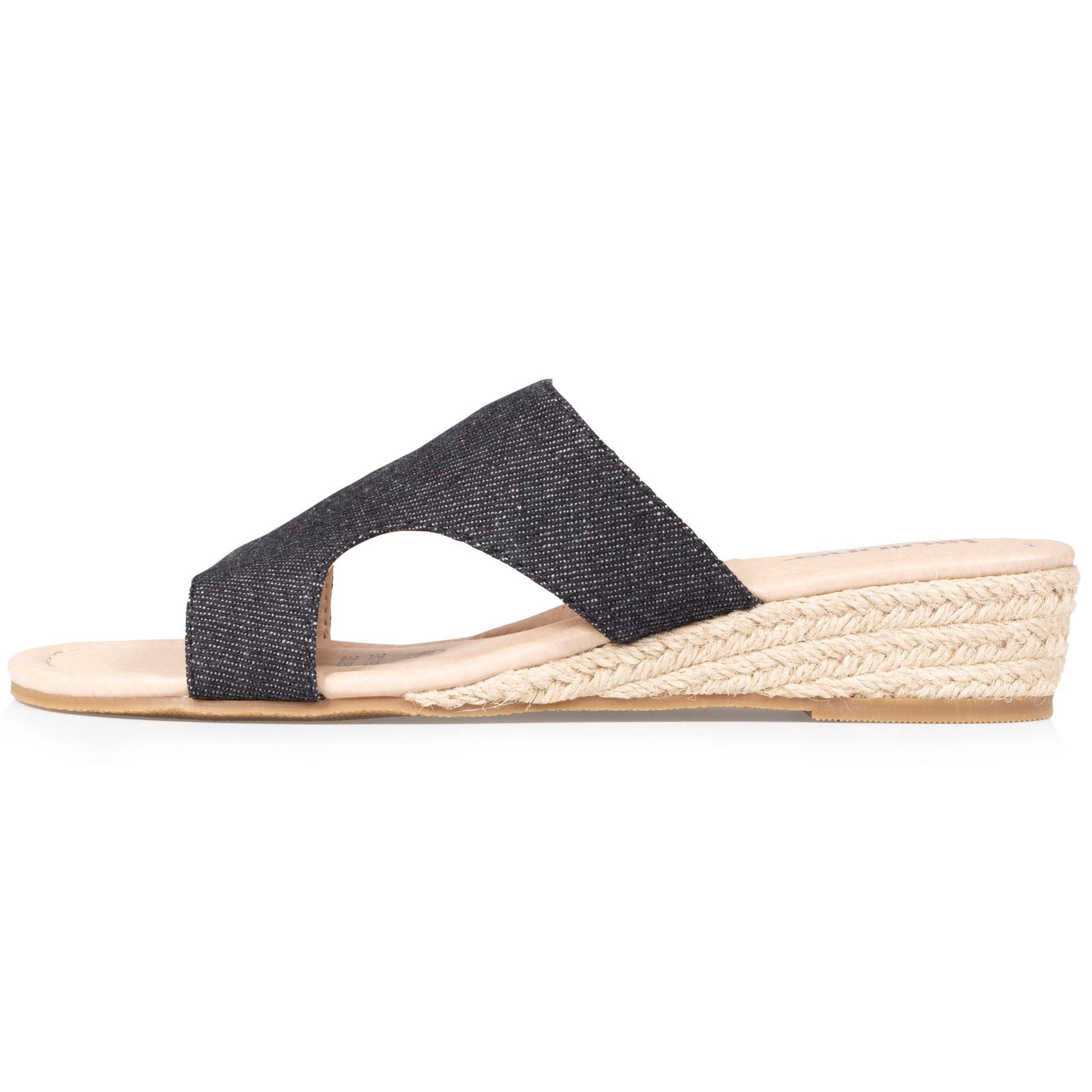 Mules Mujer con tacón Jean Negro