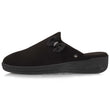 Zapatillas de casa chinelas Mujer con tacón Nudo Negro