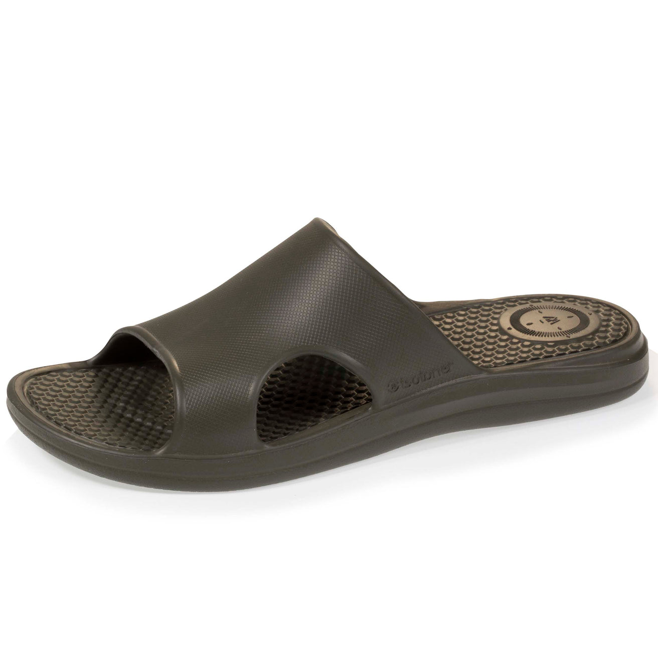 Mules chancletas Hombre Caqui