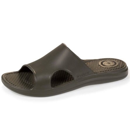 Mules chancletas Hombre Caqui - Isotoner