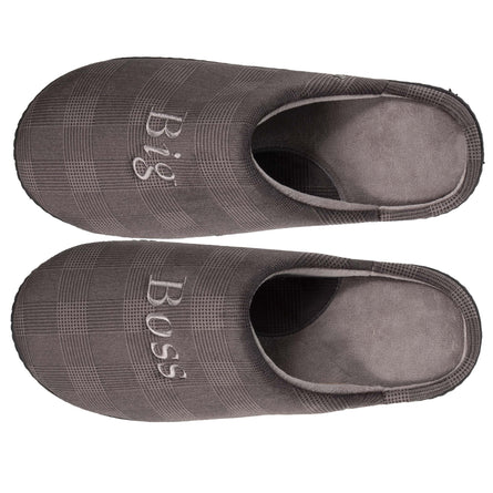 Zapatillas de casa Chinelas Hombre Gris Big Boss - Isotoner
