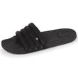 Mules chancletas Mujer acolchadas Negro