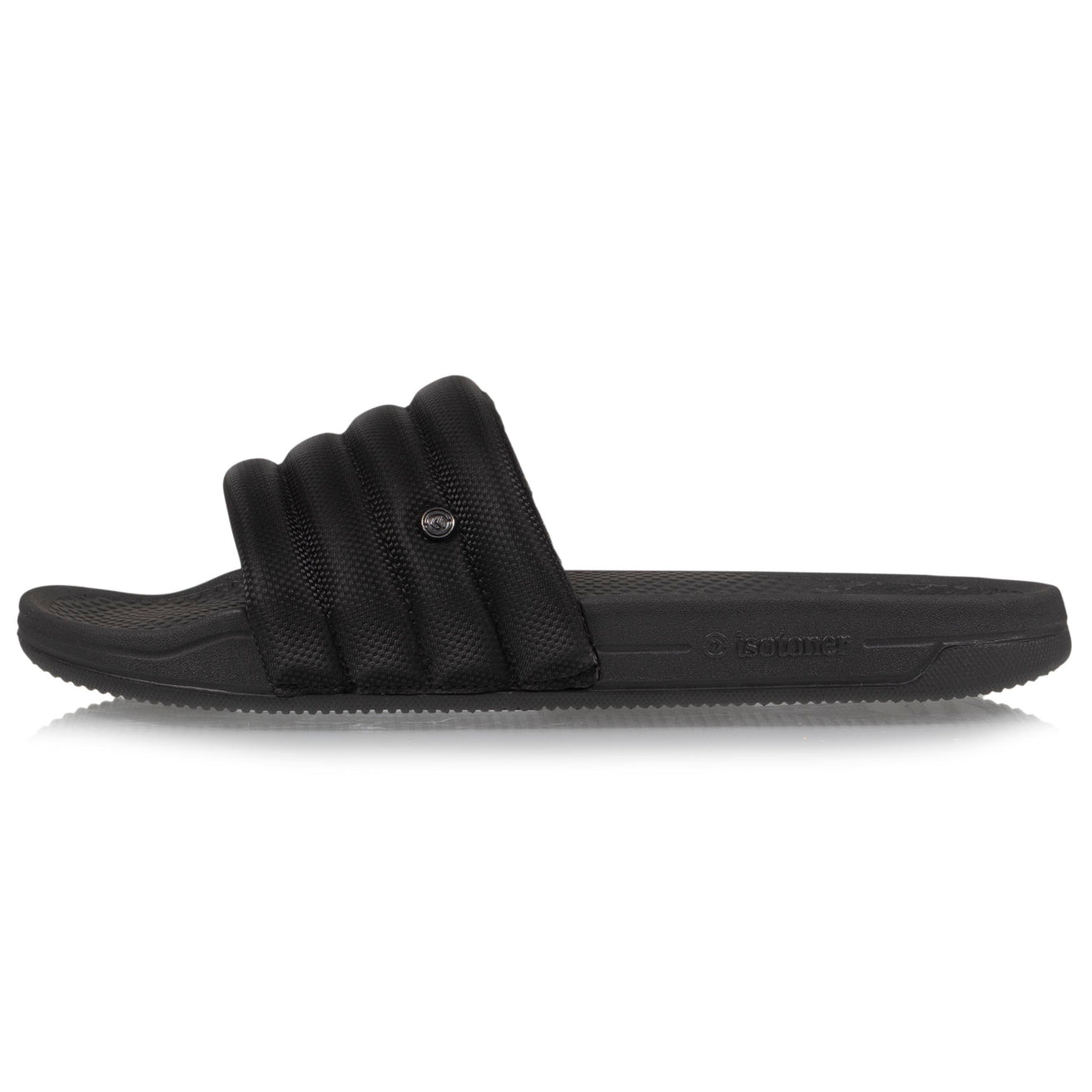Mules chancletas Mujer acolchadas Negro