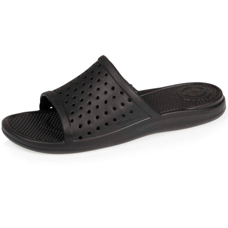 Mules chancletas Mujer caladas Negro - Isotoner