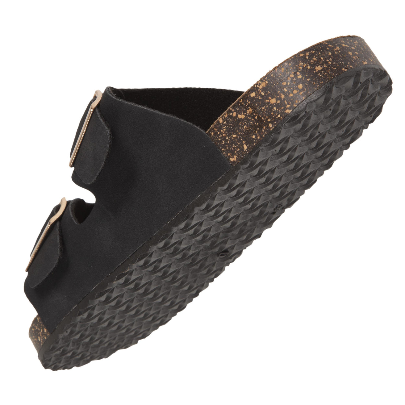 Mules sandalias doble correa Negro