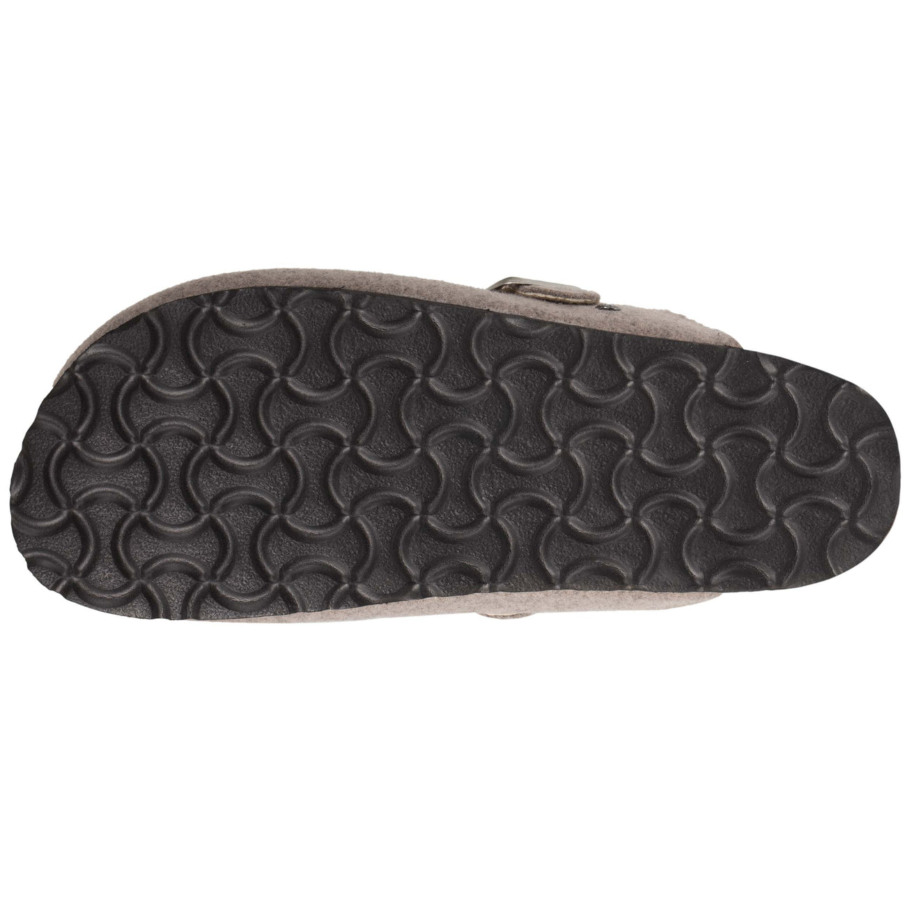 Zapatillas de casa zuecos Mujer fieltro Topo achinado