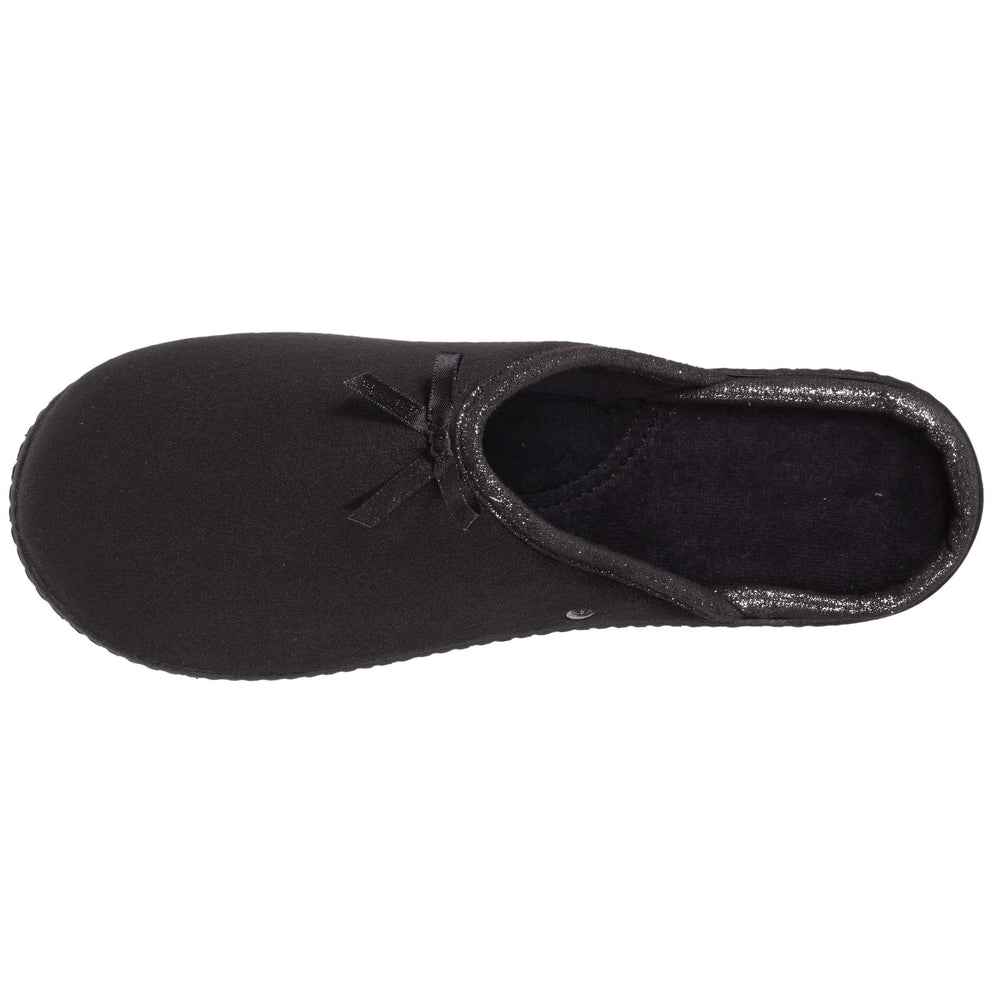 Zapatillas de casa chinelas Mujer Brillante Negro - Isotoner