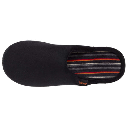Chaussons mules Homme ergonomiques Noir - Isotoner