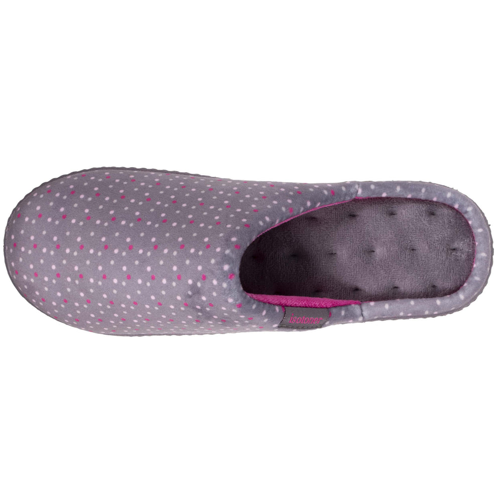 Zapatillas de casa Chinelas Mujer Lunares Violeta - Isotoner