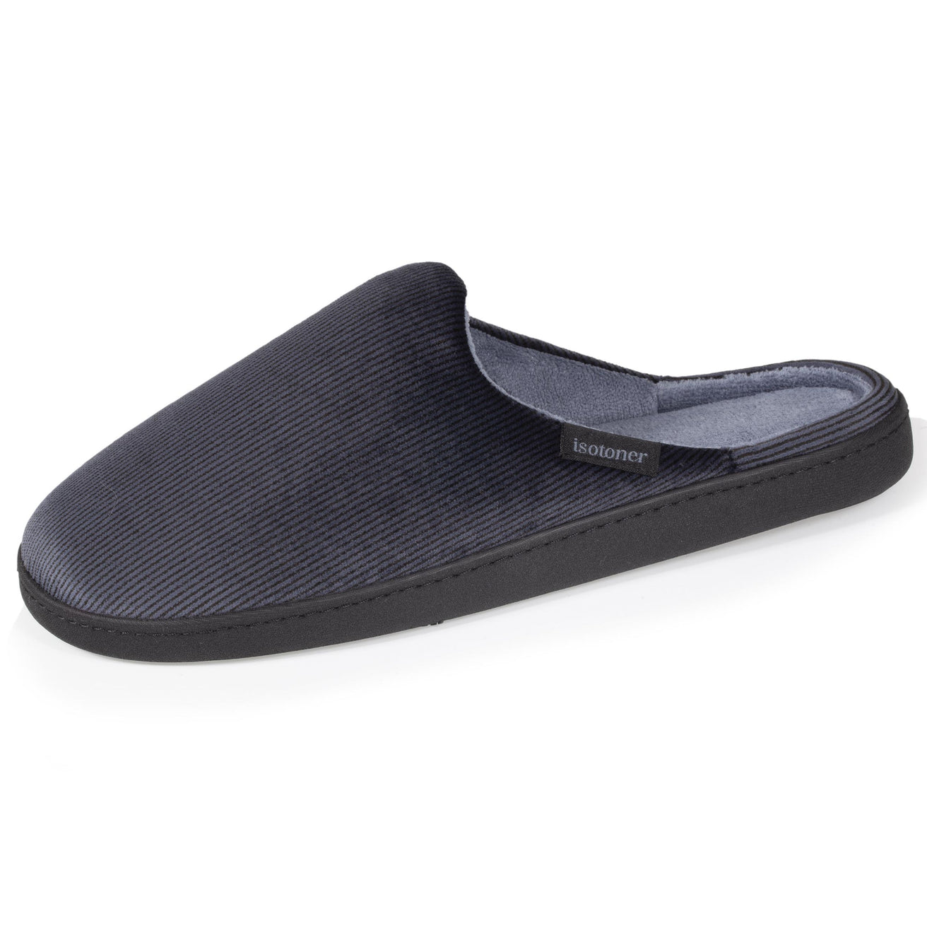 Zapatillas de casa chinelas Hombre Rayas Gris