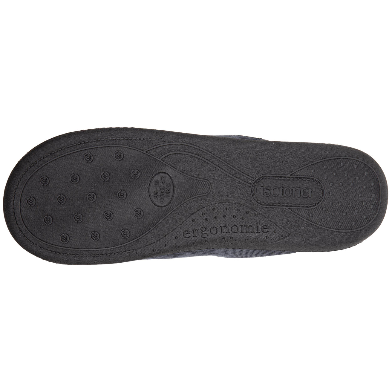 Zapatillas de casa chinelas Hombre Rayas Gris