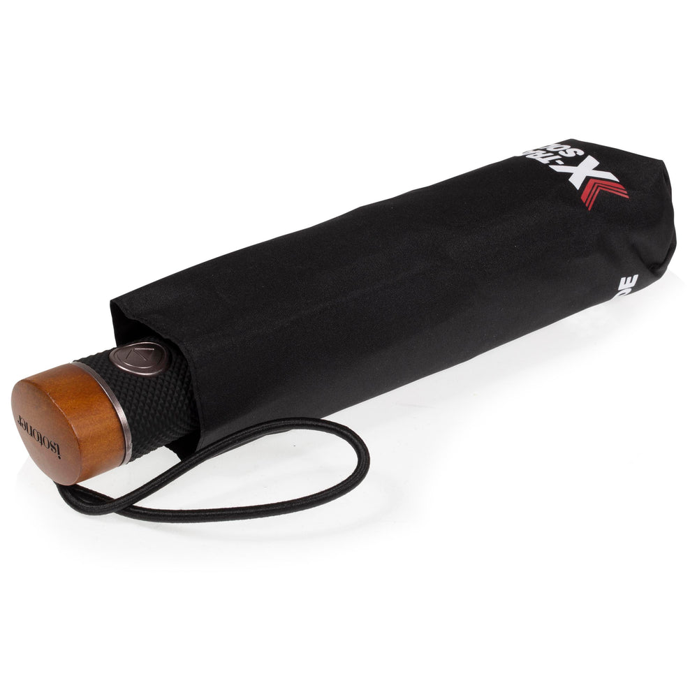Paraguas madera deluxe X-TRA RESISTENTE Negro - Isotoner