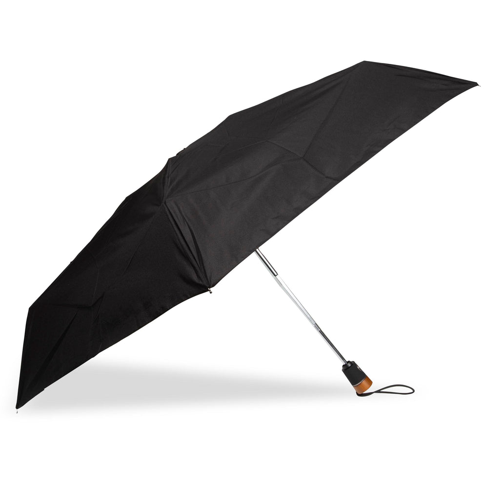 Paraguas madera deluxe X-TRA RESISTENTE Negro - Isotoner