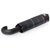 Paraguas Crook Wood Negro carreauxhomme Isotoner