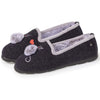 Zapatillas de casa cerradas Mujer Gris jaspeado fantasía marine chiné Isotoner