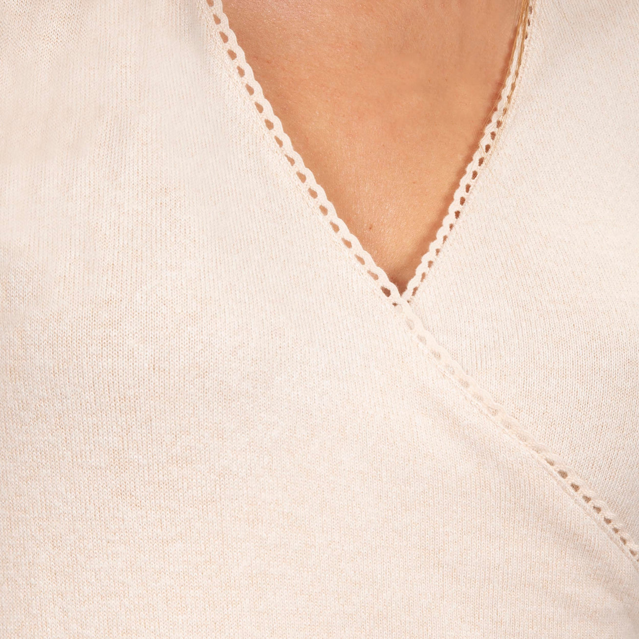 Camiseta de tirantes Mujer Beige