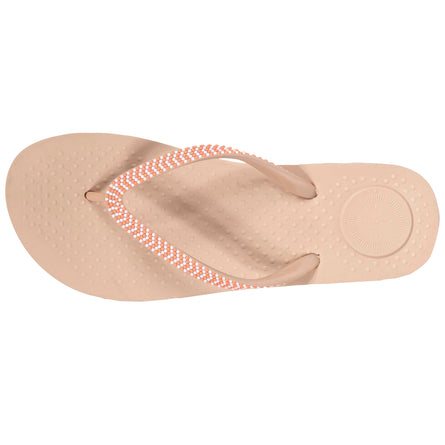 Chanclas Mujer lisas Beige - Isotoner