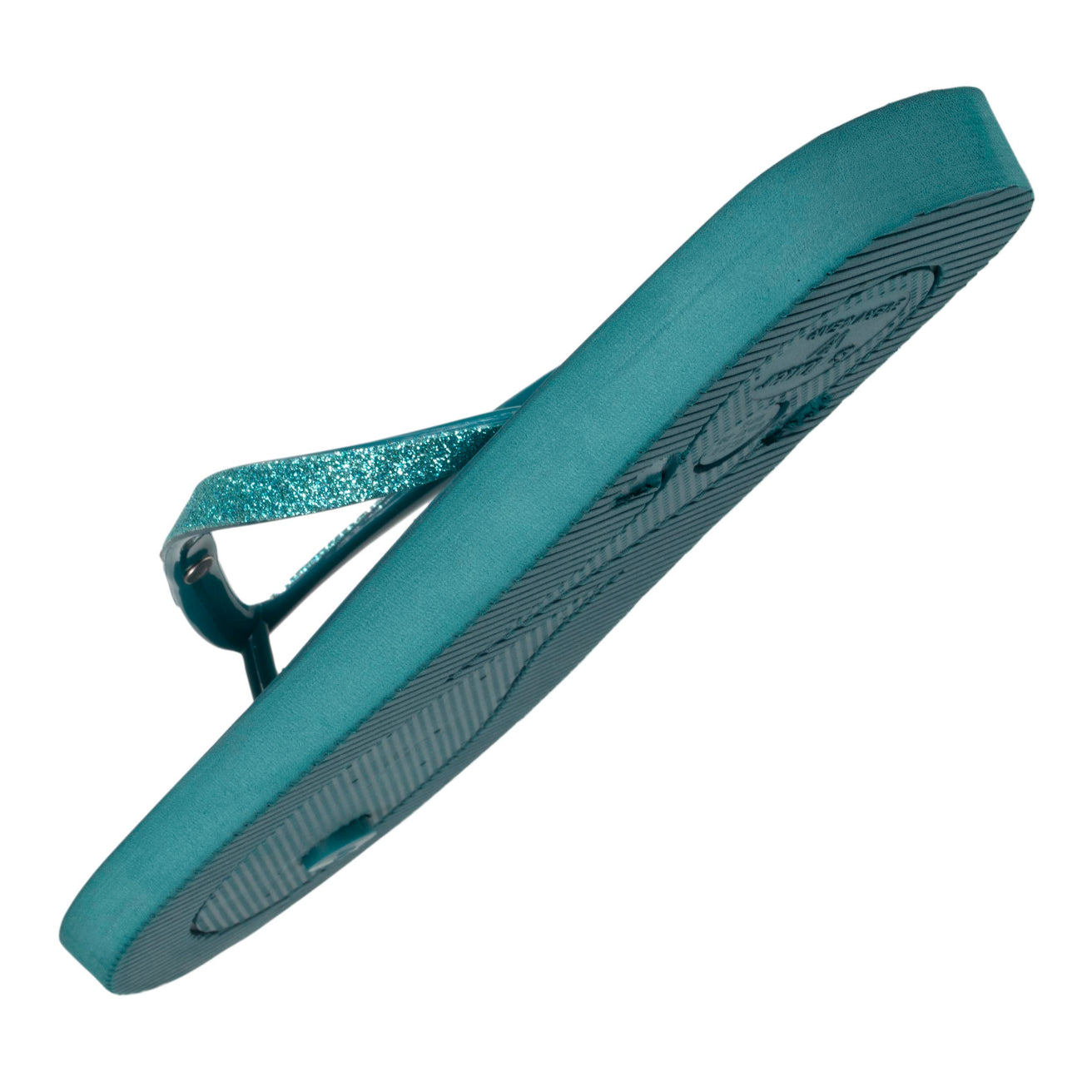 Chanclas Mujer lisas verde pato
